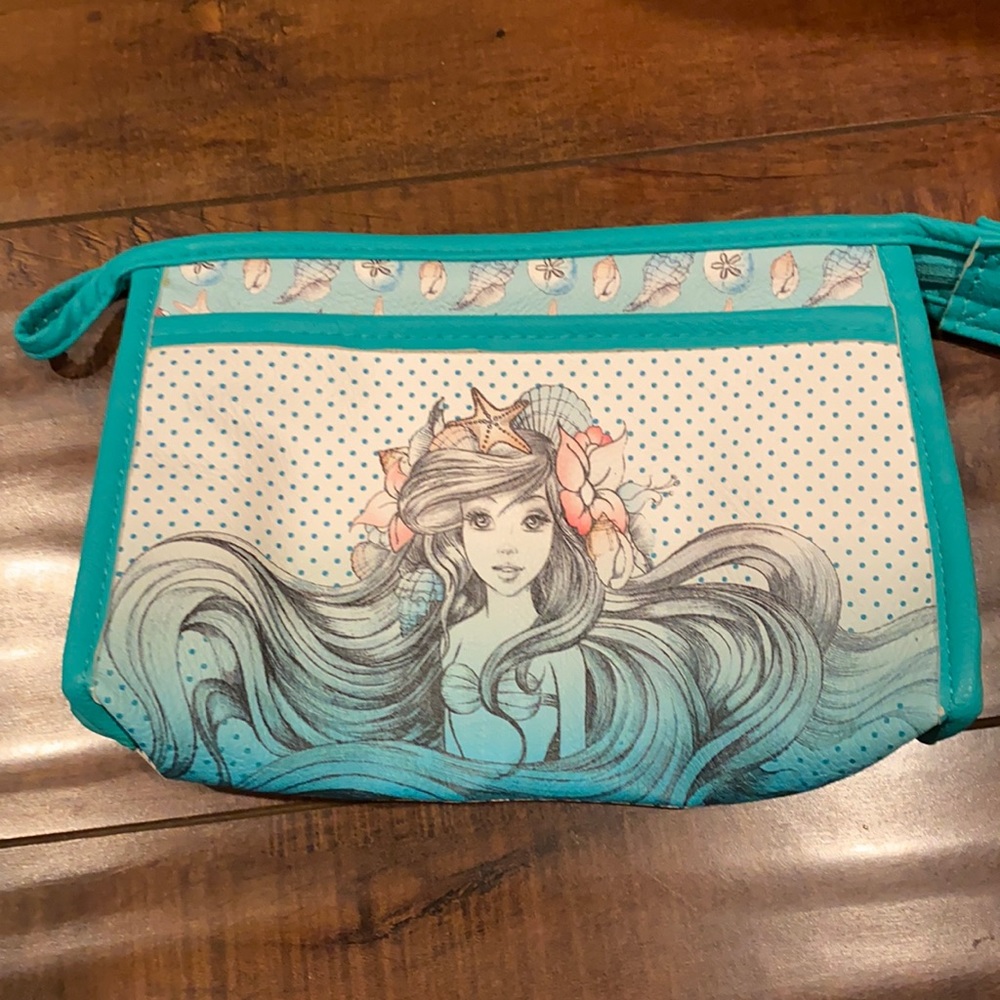 Disney little mermaid make up bag